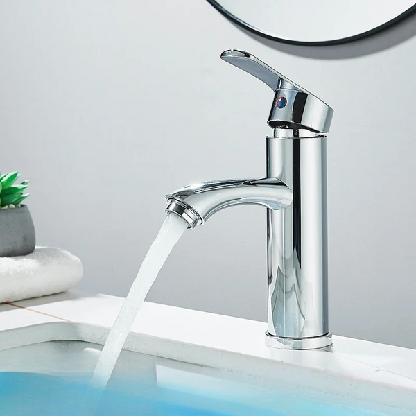 Wanmivezlo Basin Bathroom Sink Faucet Chrome Water Faucet Hand -watert Basin Bathroom Bathroom Splash Anti Hot and Hot Faucet